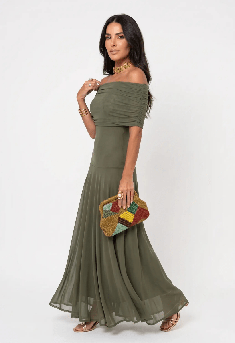 Carla | Vestido maxi elegante y sencillo - Elena Duval