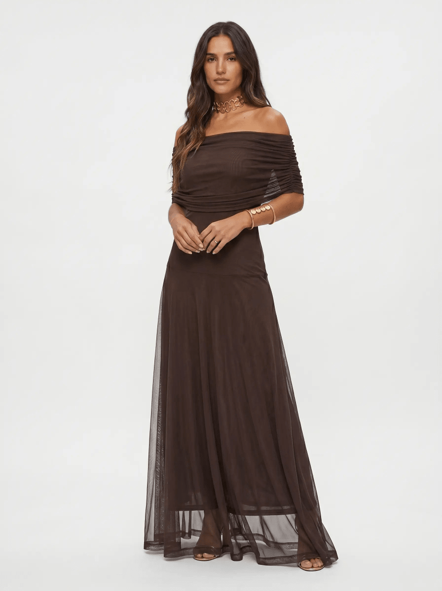Carla | Vestido maxi elegante y sencillo - Elena Duval