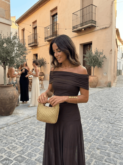 Carla | Vestido maxi elegante y sencillo - Elena Duval