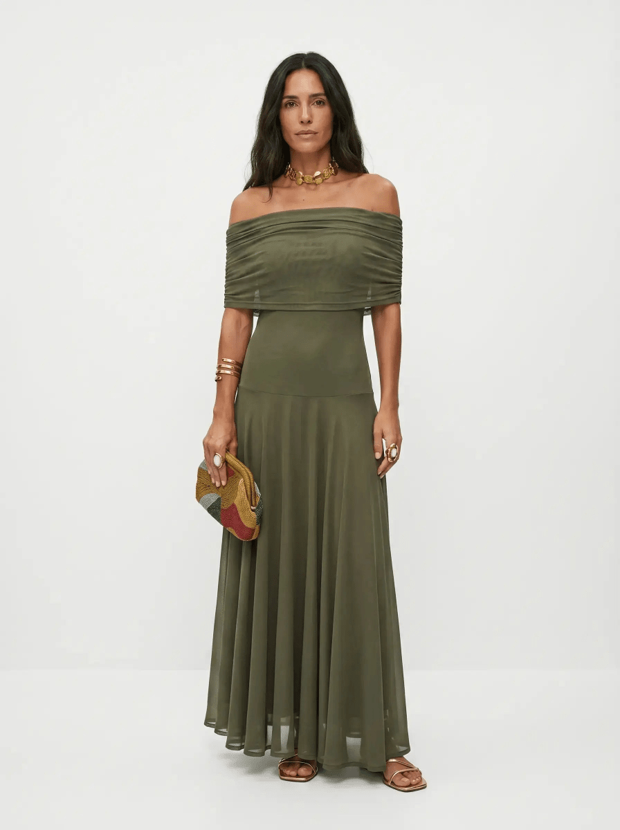 Carla | Vestido maxi elegante y sencillo - Elena Duval