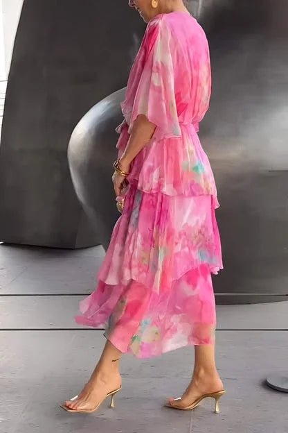 Casar | Elegante vestido de gasa - Elena Duval