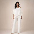 Celeste | Women's Off Shoulder Top Wide Leg Pants Set