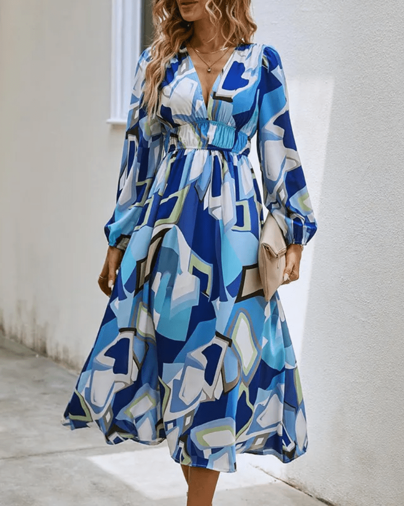 Celine | Vestido Femenino con Motivo Floral - Elena Duval
