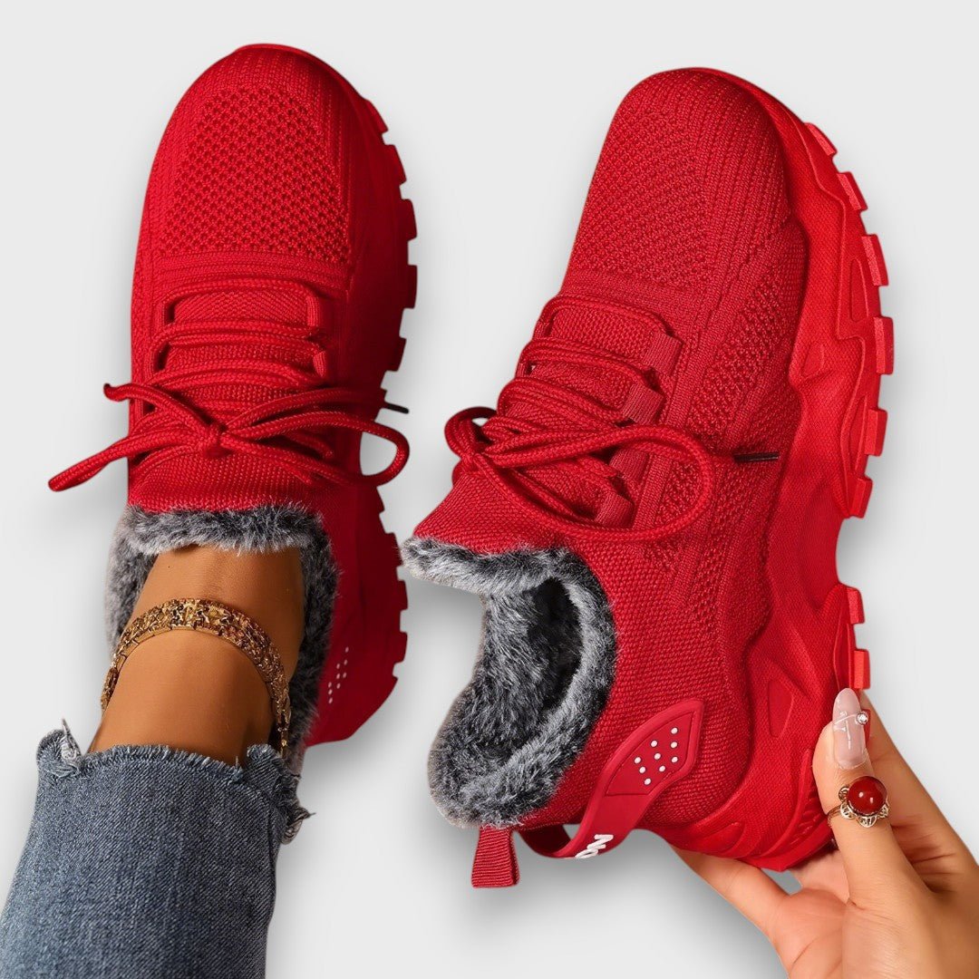 Chloe | Lace-Up Winter Sneakers - Elena Duval