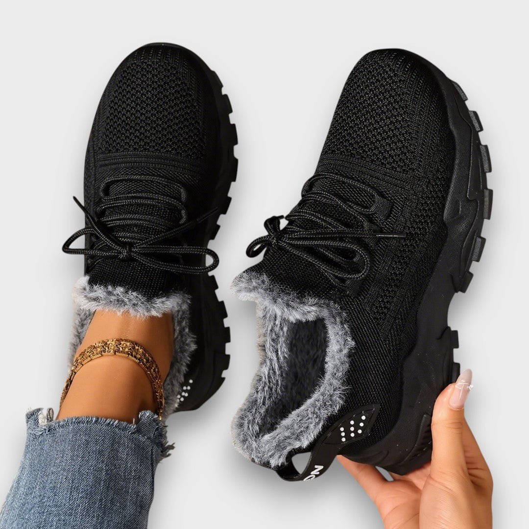 Chloe | Lace-Up Winter Sneakers - Elena Duval