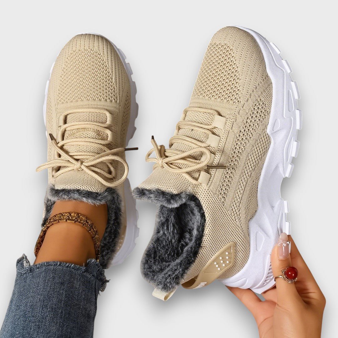Chloe | Lace-Up Winter Sneakers - Elena Duval