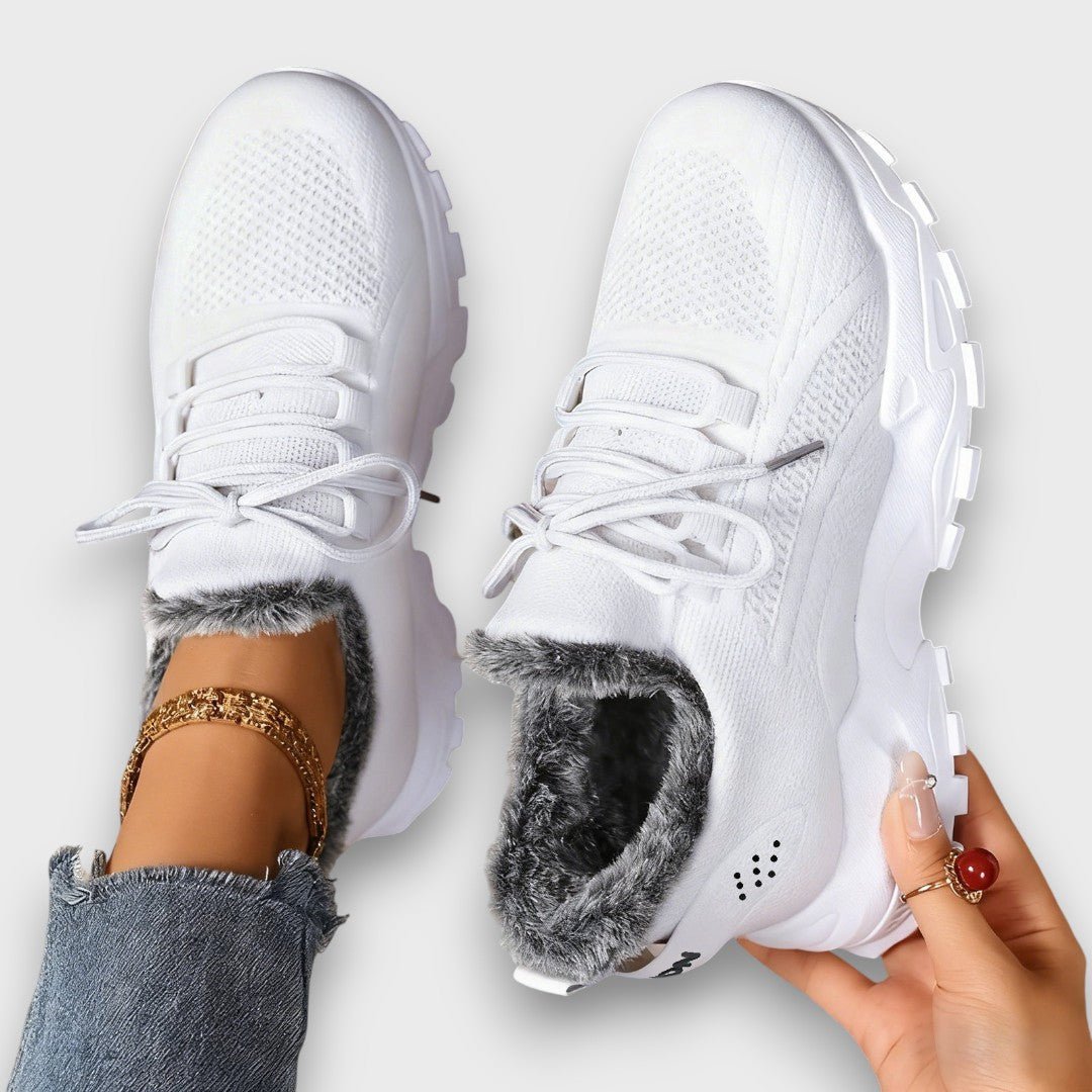 Chloe | Lace-Up Winter Sneakers - Elena Duval