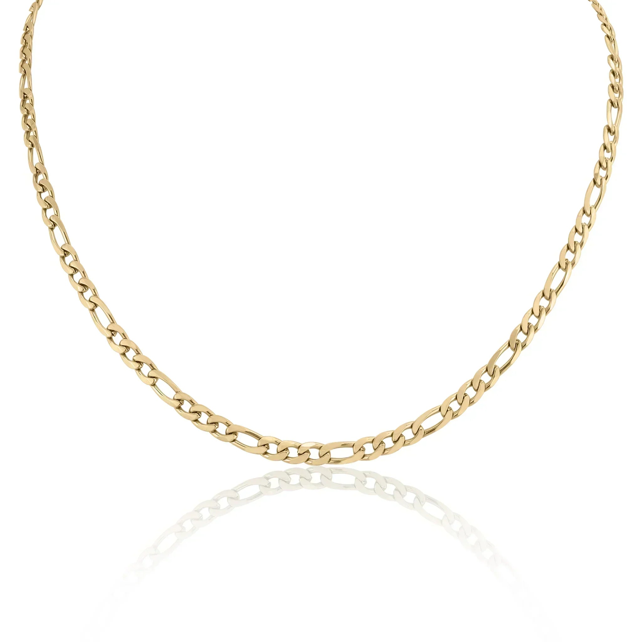 Valerie – Collar dorado de diseño minimalista con eslabones