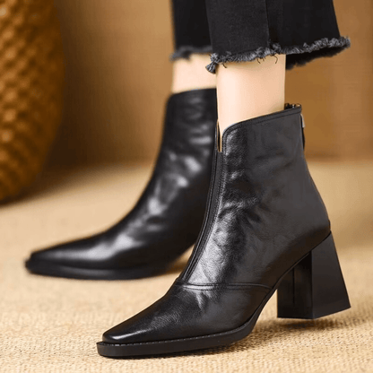 Claudia | Botines de Lujo con Tacón Medio - Elena Duval