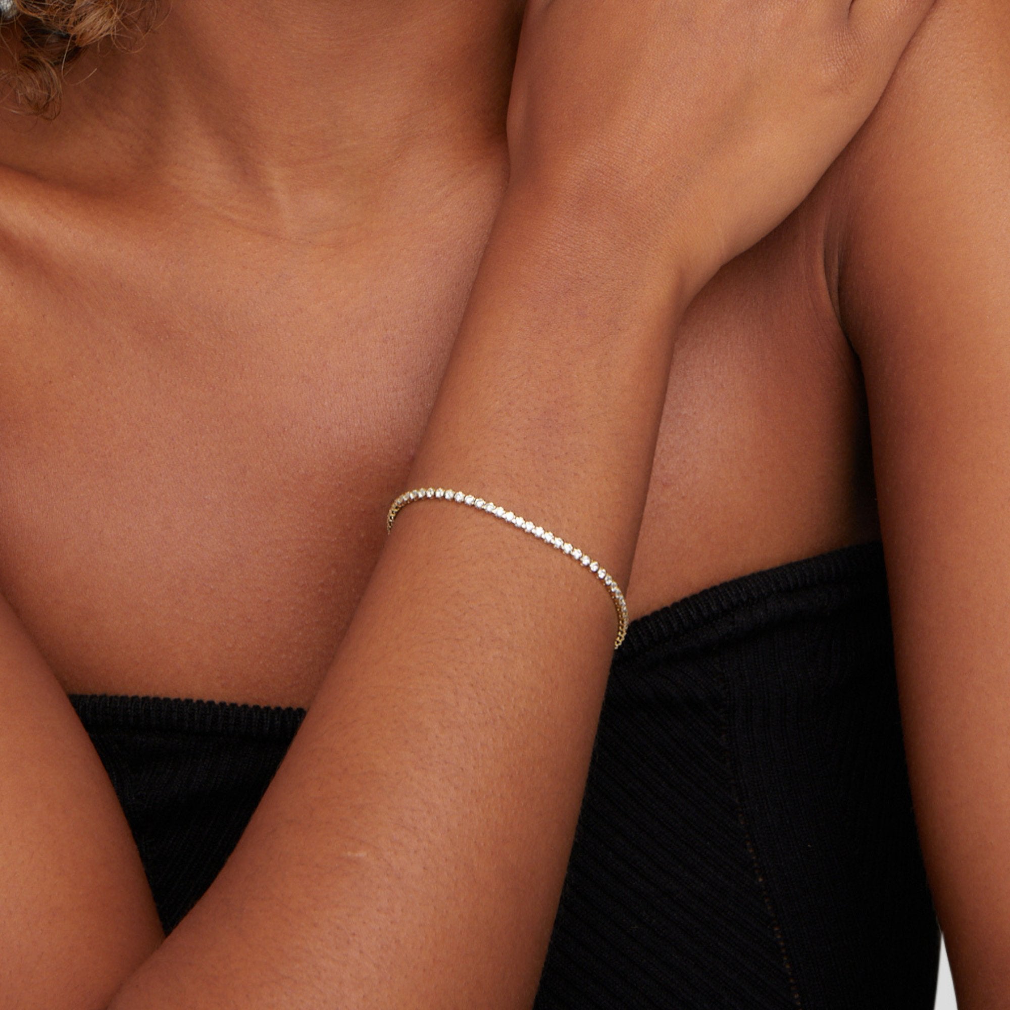 Kordelia Gold Tennis Bracelets