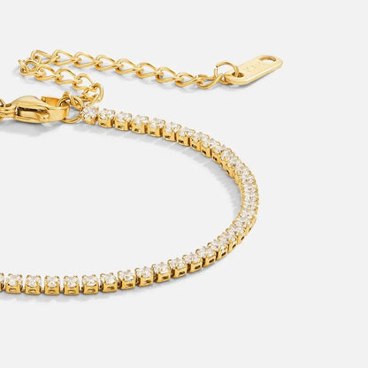 Cordelia | Pulsera de Tenis Dorada - Elena Duval