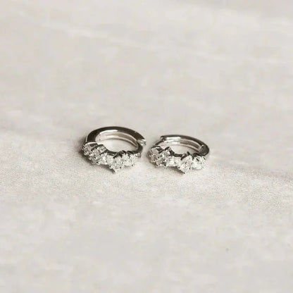 Cristal | Pendientes de Aro con Cristales - Elena Duval