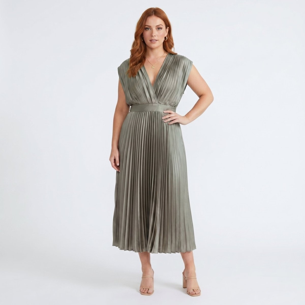 Eduarda - Vestido Midi Elegante - Elena Duval