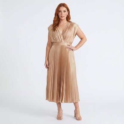 Eduarda - Vestido Midi Elegante - Elena Duval