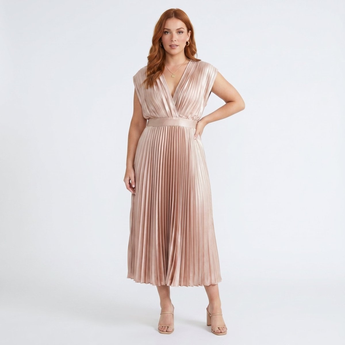 Eduarda - Vestido Midi Elegante - Elena Duval