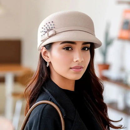 Eleanor | Sombrero Cloche de Lana - Elena Duval
