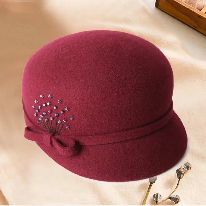 Eleanor | Sombrero Cloche de Lana - Elena Duval