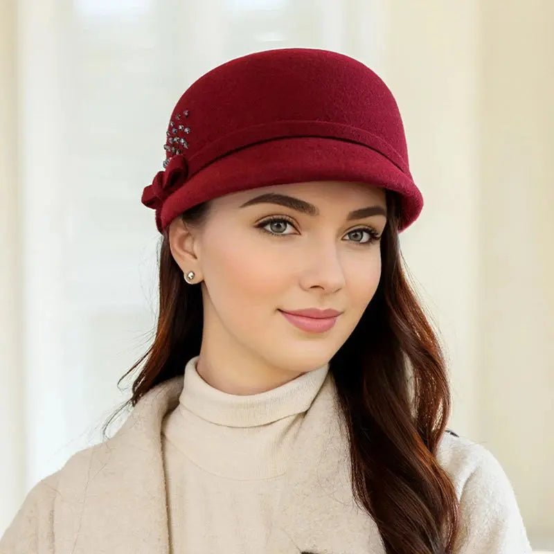 Eleanor | Sombrero Cloche de Lana - Elena Duval