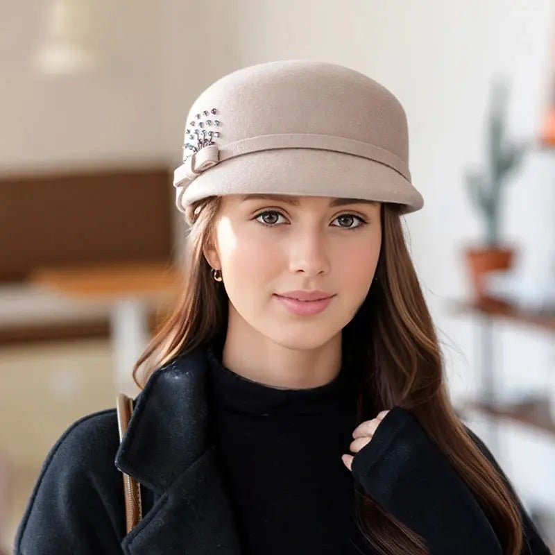Eleanor | Sombrero Cloche de Lana - Elena Duval