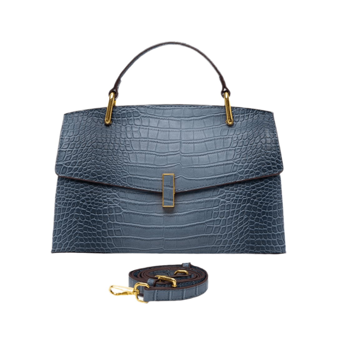Elisa | Bolso Tote Efecto Cocodrilo - Elena Duval