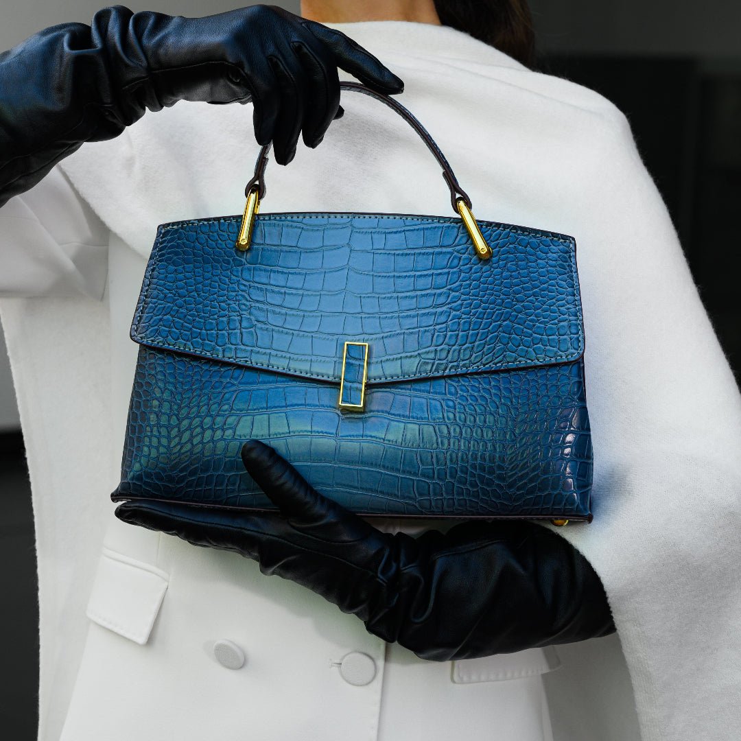 Elisa | Bolso Tote Efecto Cocodrilo - Elena Duval