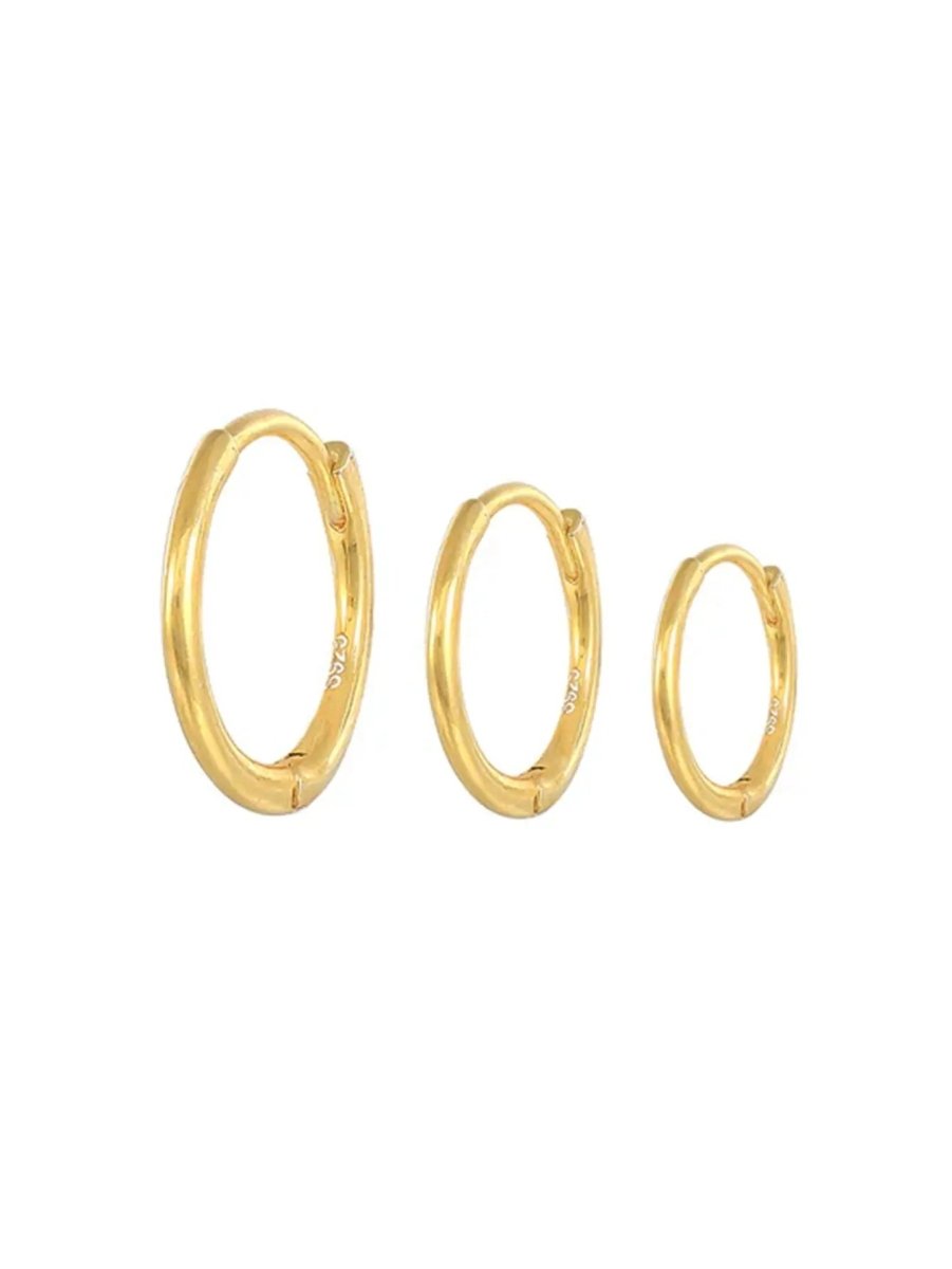 Emilie – Pendientes finos de oro con un brillo sutil. - Elena Duval