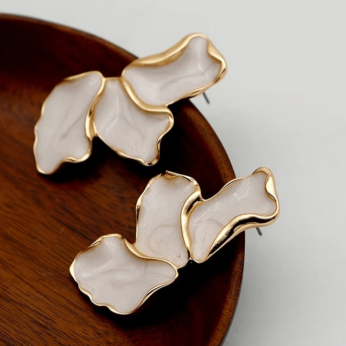 Pendientes de Pétalos de Perla
