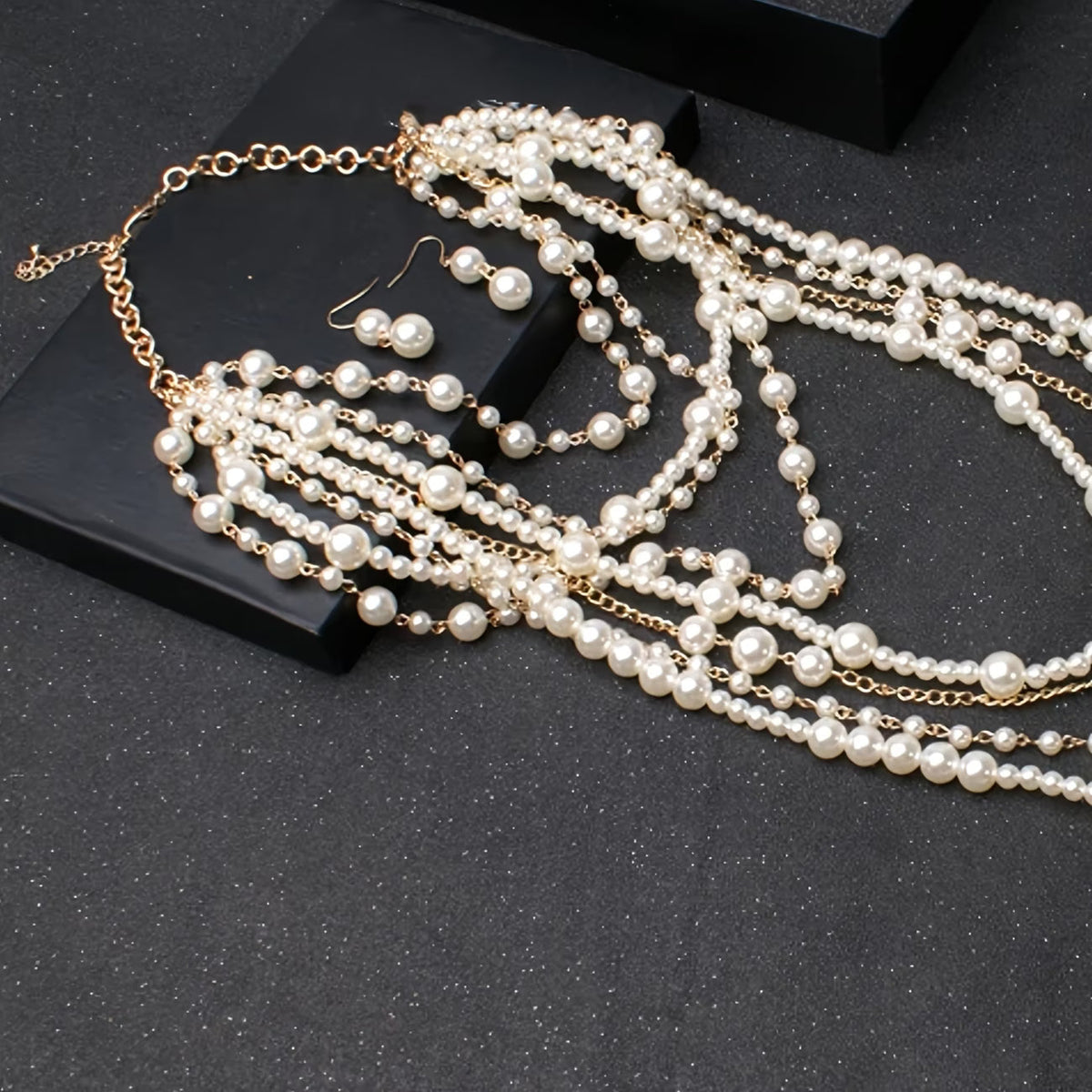 Conjunto Boho de Perlas Multivuelta