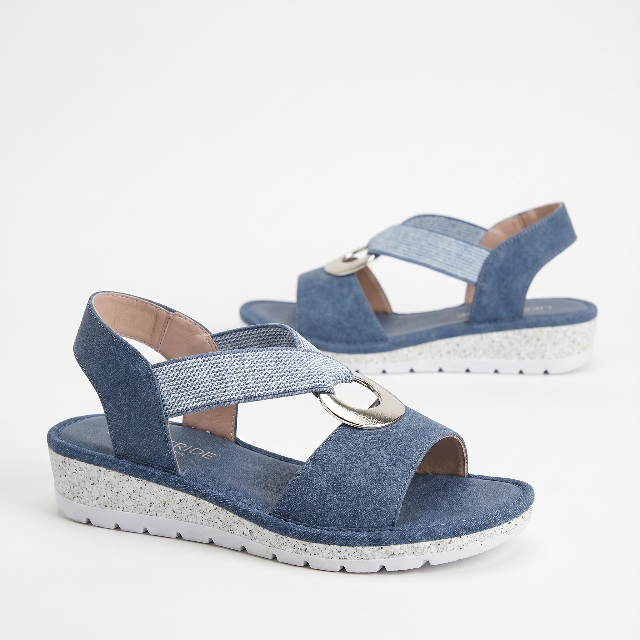 Gabriela | Sandalias Planas con Detalle Metálico