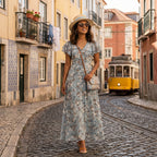 Andreia - Vestido Longo Floral