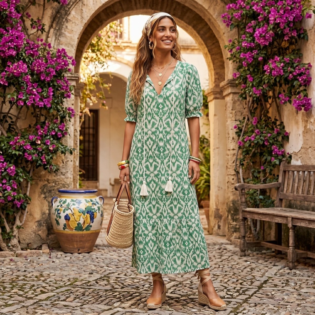 Flor - Vestido de Verano Estilo Boho - Elena Duval