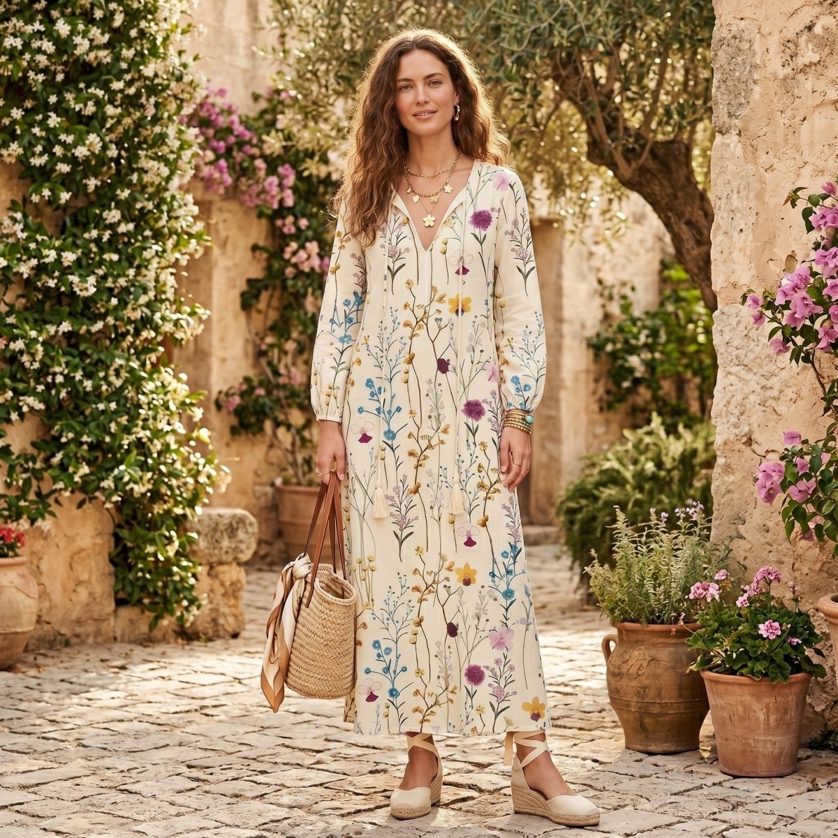 Flor - Vestido de Verano Estilo Boho - Elena Duval