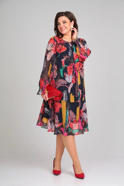 Florida | Elegante vestido de flores - Elena Duval