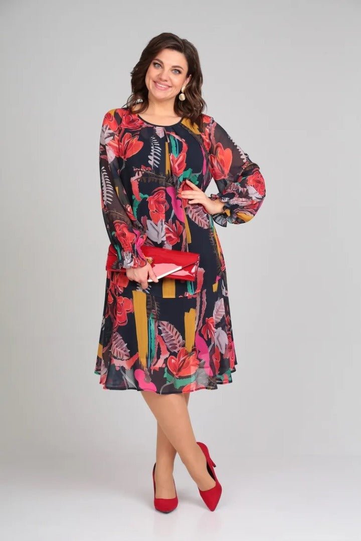 Florida | Elegante vestido de flores - Elena Duval