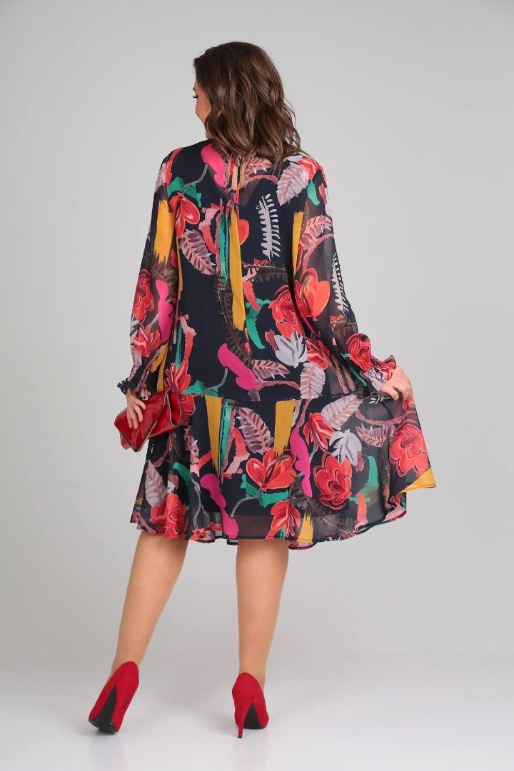 Florida | Elegante vestido de flores - Elena Duval