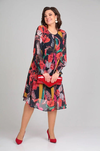 Florida | Elegante vestido de flores - Elena Duval