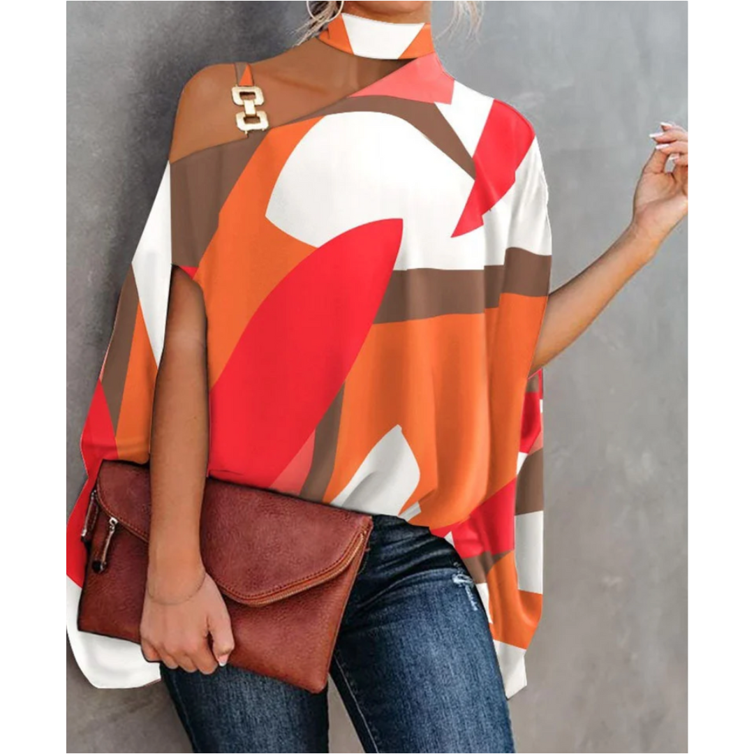 Francesca | Women's Off Shoulder Striped Tunic