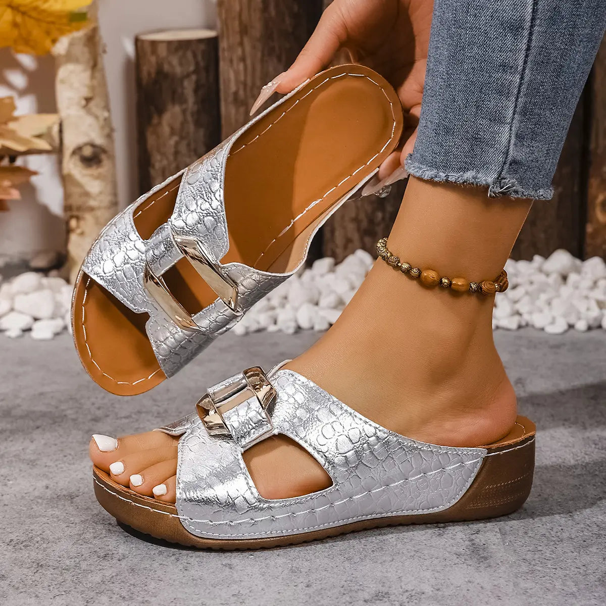 Genesis | Sandalias de Hebilla - Elena Duval