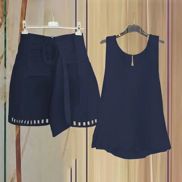 Greta | Conjunto Verde sin Mangas - Elena Duval