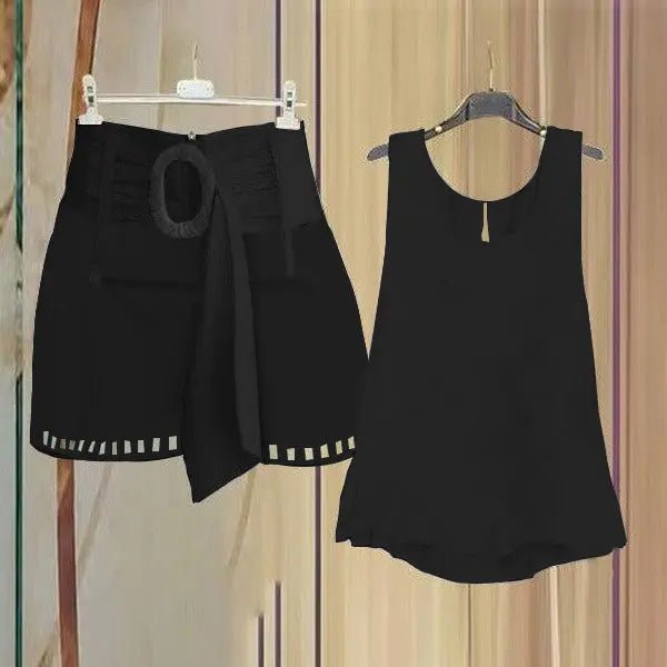 Greta | Conjunto Verde sin Mangas - Elena Duval
