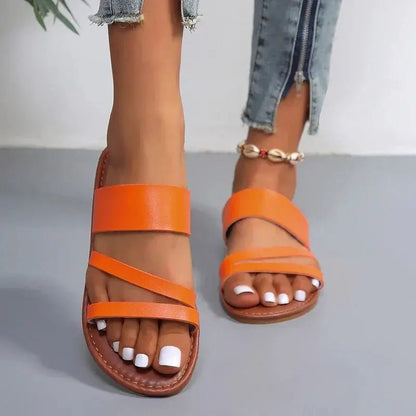 Hannah | Sandalias Planas Casuales - Elena Duval