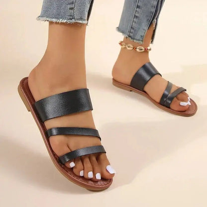 Hannah | Sandalias Planas Casuales - Elena Duval