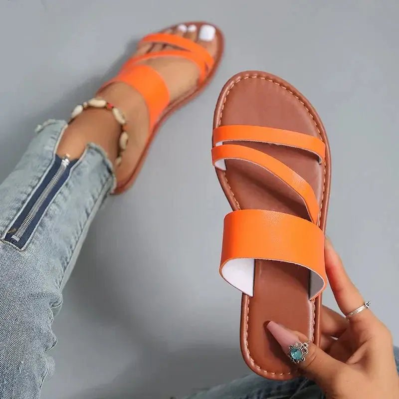 Hannah | Sandalias Planas Casuales - Elena Duval