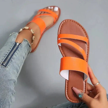 Hannah | Sandalias Planas Casuales - Elena Duval