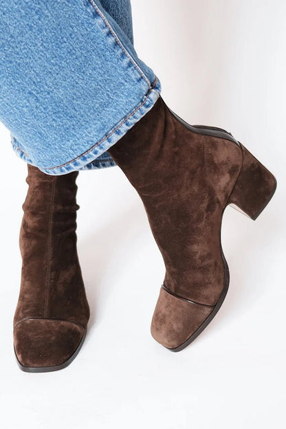Helena | Botines Elegantes con Tacón - Elena Duval