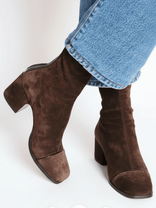 Helena | Botines Elegantes con Tacón - Elena Duval