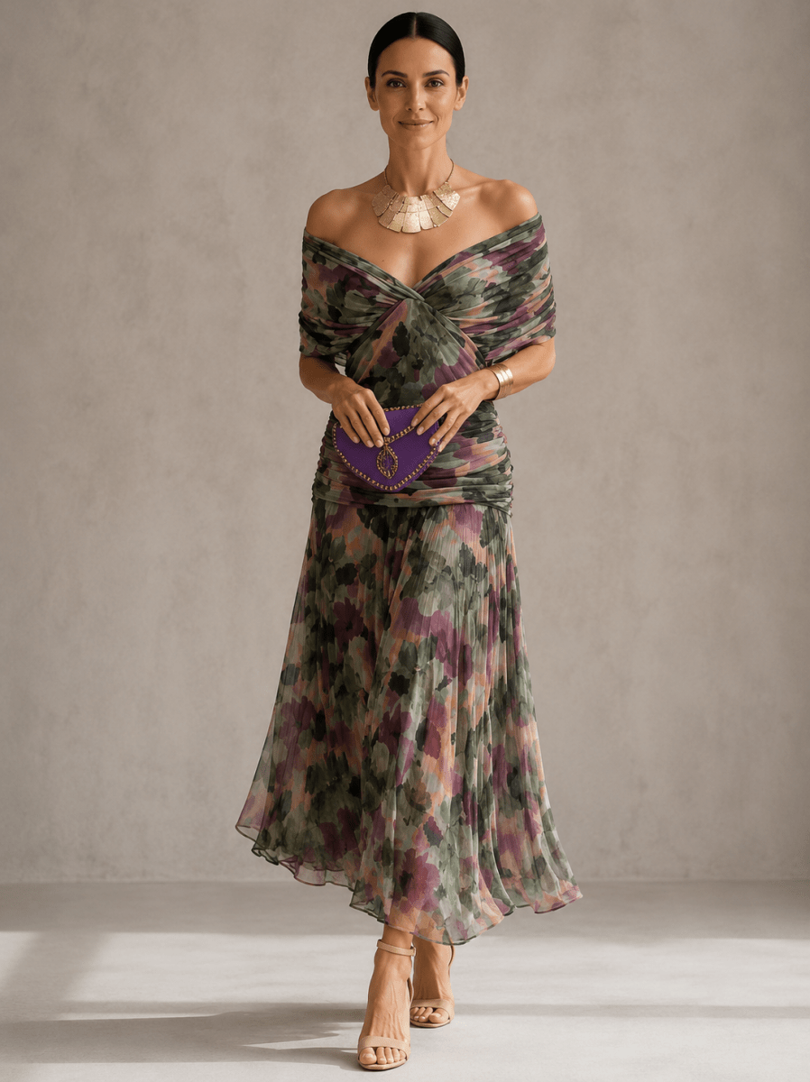 Hendrika | Vestido de Noche Coral - Elena Duval