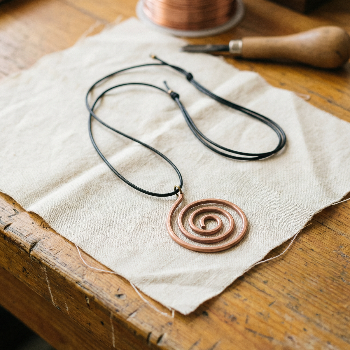 Mesa | Collar en Tono Cobre