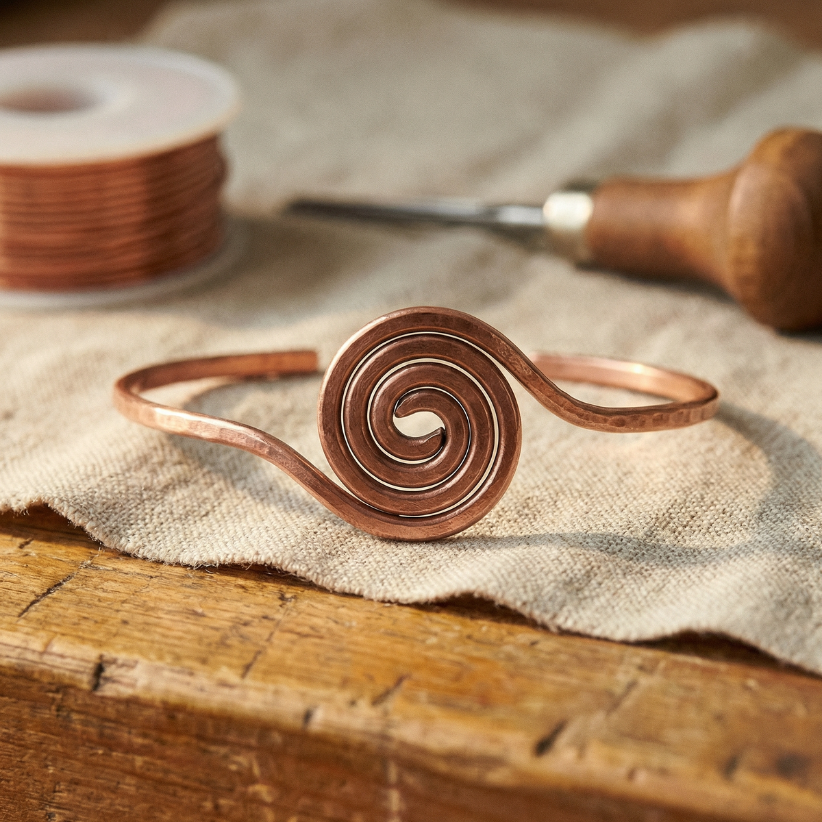 Bracciale alla Caviglia in Rame di Lucia & Mila - Riva