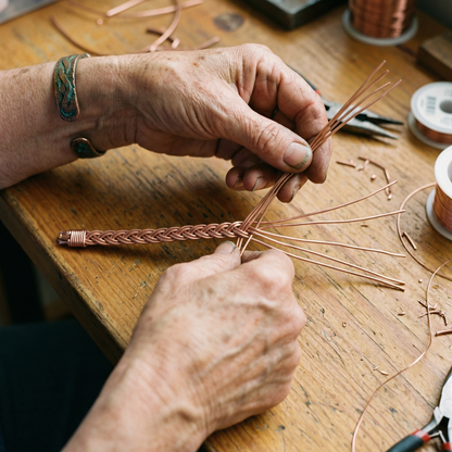 Guado | Tobillera en Tono Cobre